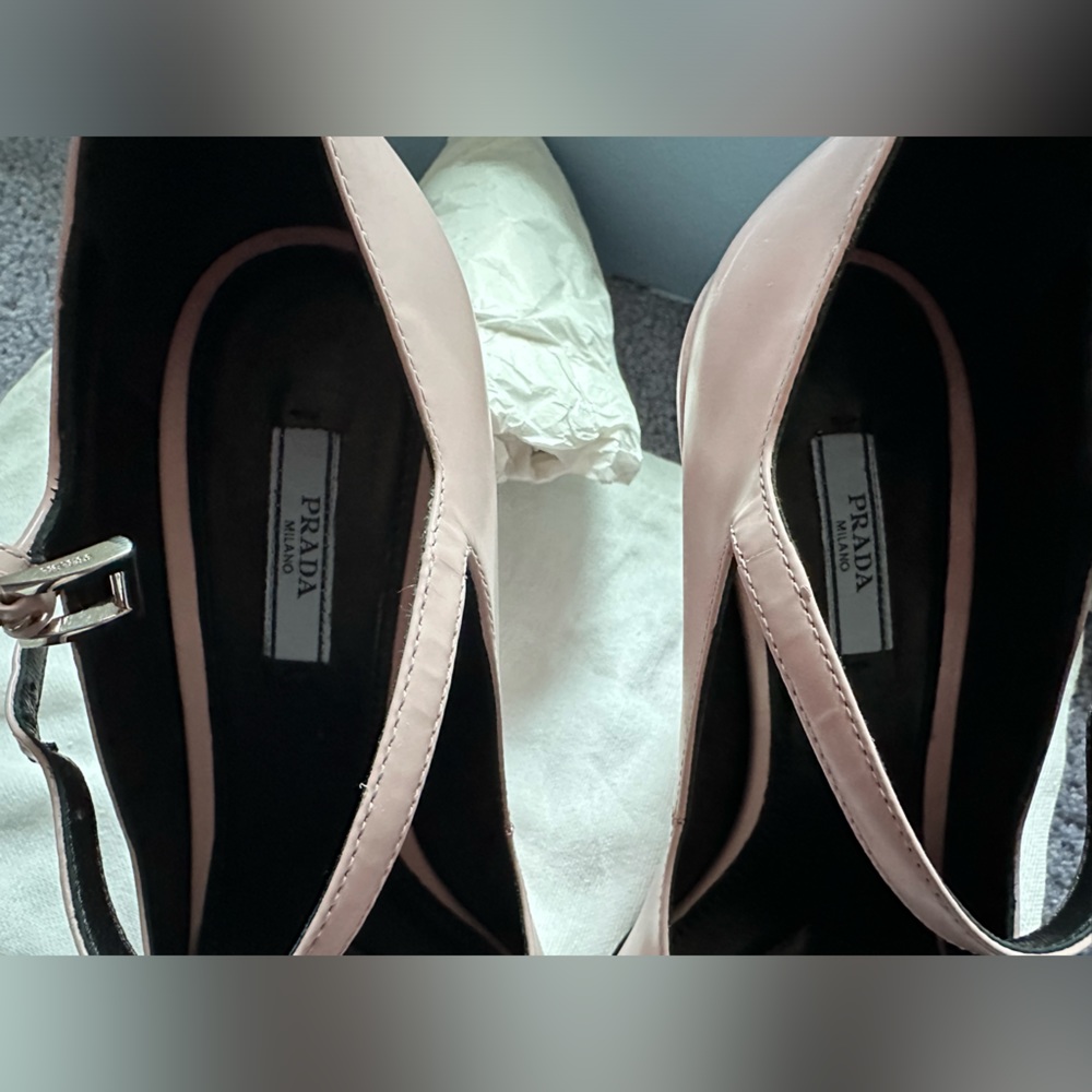 NIB Prada Modellerie Mary Jane pumps pink ombré sz 41 US 11 alabaster heels - Picture 10 of 13